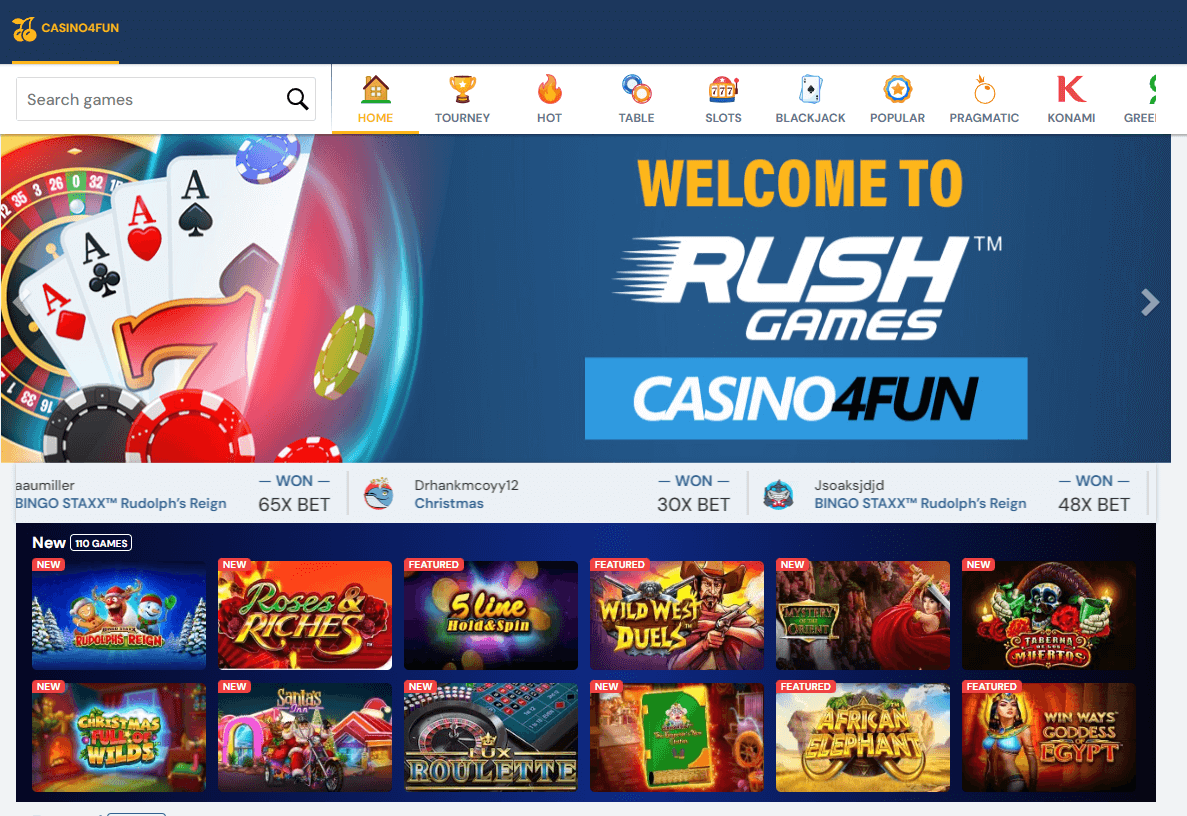rush games casino4fun